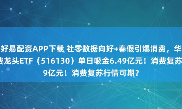 好易配资APP下载 社零数据向好+春假引爆消费，华宝基金消费龙头ETF（516130）单日吸金6.49亿元！消费复苏行情可期？